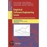 Empirical Software Engineering Issues Critical Assessment And Future Directions door Onbekend