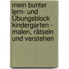 Mein bunter Lern- und Übungsblock Kindergarten - Malen, Rätseln und Verstehen door Edith Thabet