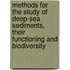 Methods for the Study of Deep-Sea Sediments, Their Functioning and Biodiversity