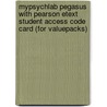 Mypsychlab Pegasus With Pearson Etext Student Access Code Card (For Valuepacks) door Richard Pearson Education