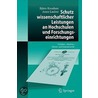 Schutz Wissenschaftlicher Leistungen An Hochschulen Und Forschungseinrichtungen door Bjorn Knudsen