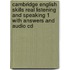Cambridge English Skills Real Listening And Speaking 1 With Answers And Audio Cd