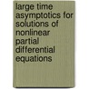 Large Time Asymptotics For Solutions Of Nonlinear Partial Differential Equations door P.L. Sachdev