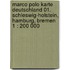 Marco Polo Karte Deutschland 01. Schleswig-holstein, Hamburg, Bremen 1 : 200 000