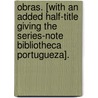 Obras. [With An Added Half-Title Giving The Series-Note Bibliotheca Portugueza]. door Gil Vicente