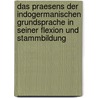 Das Praesens Der Indogermanischen Grundsprache In Seiner Flexion Und Stammbildung by Otto Hoffmann