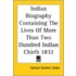 Indian Biography Containing The Lives Of More Than Two Hundred Indian Chiefs 1832