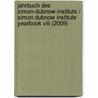 Jahrbuch Des Simon-dubnow-instituts / Simon Dubnow Institute Yearbook Viii (2009) door Cyril Aslanov