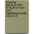 Kritische Blã¯Â¿Â½Tter Fã¯Â¿Â½R Forst- Und Jagdwissenschaft, Volume 3