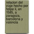 Relacion Del Viaje Hecho Por Felipe Ii, En 1585, A Zaragoza, Barcelona Y Valencia