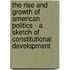 The Rise And Growth Of American Politics - A Sketch Of Constitutional Development