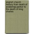 English Church History From Death Of Arabishop Parker To The Death Of King Charles