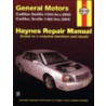 General Motors Cadillac Deville (1994 Thru 2005) Cadillac Seville (1992 Thru 2004) door John Haynes