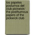 Los papeles postumos del club Pickwick/ The Posthumous Papers of the Pickwick Club