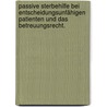 Passive Sterbehilfe bei entscheidungsunfähigen Patienten und das Betreuungsrecht. by Johannes Heyers