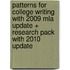 Patterns For College Writing With 2009 Mla Update + Research Pack With 2010 Update
