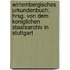 Wirtembergisches Urkundenbuch; Hrsg. Von Dem Koniglichen Staatsarchiv In Stuttgart