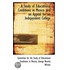 A Study Of Educational Conditions In Mexico And An Appeal For An Independent College