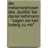 Die Metamorphosen des ,Teufels' bei Daniel Kehlmann - "Sagen Sie Karl Ludwig zu mir" door Joachim Rickes