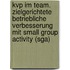Kvp Im Team. Zielgerichtete Betriebliche Verbesserung Mit Small Group Activity (sga)