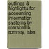Outlines & Highlights For Accounting Information Systems By Marshall B. Romney, Isbn