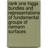 Rank One Higgs Bundles And Representations Of Fundamental Groups Of Riemann Surfaces by William M. Goldman