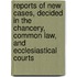 Reports Of New Cases, Decided In The Chancery, Common Law, And Ecclesiastical Courts