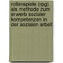 Rollenspiele (rpg) Als Methode Zum Erwerb Sozialer Kompetenzen In Der Sozialen Arbeit