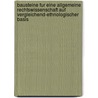 Bausteine Fur Eine Allgemeine Rechtswissenschaft Auf Vergleichend-Ethnologischer Basis door Albert Hermann Post