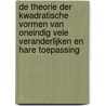 De Theorie Der Kwadratische Vormen Van Oneindig Vele Veranderlijken En Hare Toepassing door Willem Frits de Groot