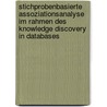 Stichprobenbasierte Assoziationsanalyse im Rahmen des Knowledge Discovery in Databases door Frank Beekmann