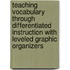 Teaching Vocabulary Through Differentiated Instruction with Leveled Graphic Organizers