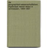 Die Geographisch-Wissenschaftlichen Ergebnisse Meiner Riesen In Zentralasien, 1894-1897 by Sven Anders Hedin