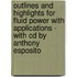 Outlines And Highlights For Fluid Power With Applications - With Cd By Anthony Esposito