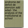Sindrome del Deficit de Atencion Add Adad / The Analysis of the Institutional at School door Thomas Armstrong