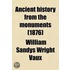 Ancient History From The Monuments; Persia From The Earliest Period To The Arab Conquest
