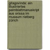Gitagovinda: Ein illustriertes Palmblattmanuskript aus Orissa im Museum Rietberg Zürich door Onbekend