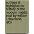 Outlines & Highlights For History Of The Modern Middle East By William L Cleveland, Isbn