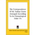The Correspondence Of M. Tullius Cicero Arranged According To Its Chronological Order V5