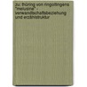 Zu: Thüring von Ringoltingens "Melusine" - Verwandtschaftsbeziehung und Erzählstruktur door Silvia Asser
