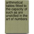 Arithmetical Tables Fitted To The Capacity Of Such As Are Unskilled In The Art Of Numbers