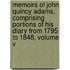 Memoirs of John Quincy Adams, Comprising Portions of His Diary from 1795 to 1848, Volume V