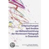 Untersuchungen und Ansätze zur Weiterentwicklung der Montessori-Pädagogik in Österreich by Ela Eckert