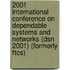 2001 International Conference On Dependable Systems And Networks (Dsn 2001) (Formerly Ftcs)