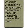 Johannine Vocabulary A Comparison Of The Words Of The Fourth Gospel With Those Of The Three door Edwin A. Abbott