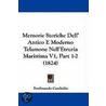 Memorie Storiche Dell' Antico E Moderno Telamone Nell'Etruria Marittima V1, Part 1-2 (1824) by Ferdinando Carchidio