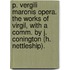 P. Vergili Maronis Opera. The Works Of Virgil, With A Comm. By J. Conington (H. Nettleship).
