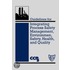 Guidelines For Integrating Process Safety Management, Environment, Safety, Health And Quality