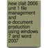New Clait 2006 Unit 1 File Management And E-Document Production Using Windows 7 And Word 2007