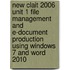 New Clait 2006 Unit 1 File Management And E-Document Production Using Windows 7 And Word 2010